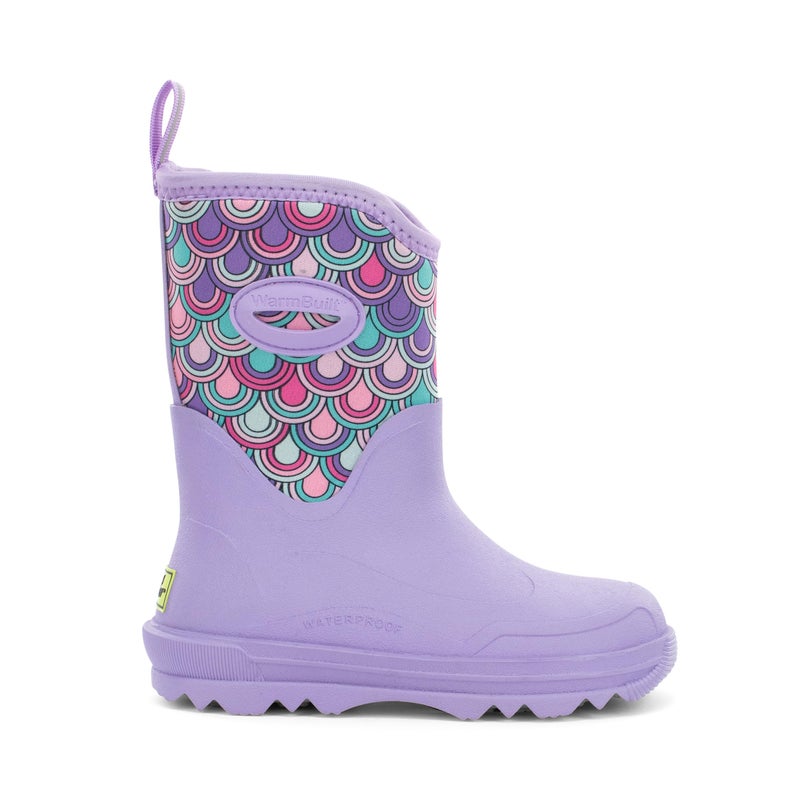 Western Chief Kids Traverse Neoprene Cold Weather Boots â€“ Waterproof, Insulated, Warm, and Comfortable Winter Boots for Girls & Boys, Lilac, 3 - Image 2