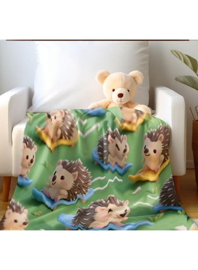 general Children's or student cartoon flannel thin blanket (warm and comfortable, suitable for sleep, games) 100cm*150cm - 254 - Image 4
