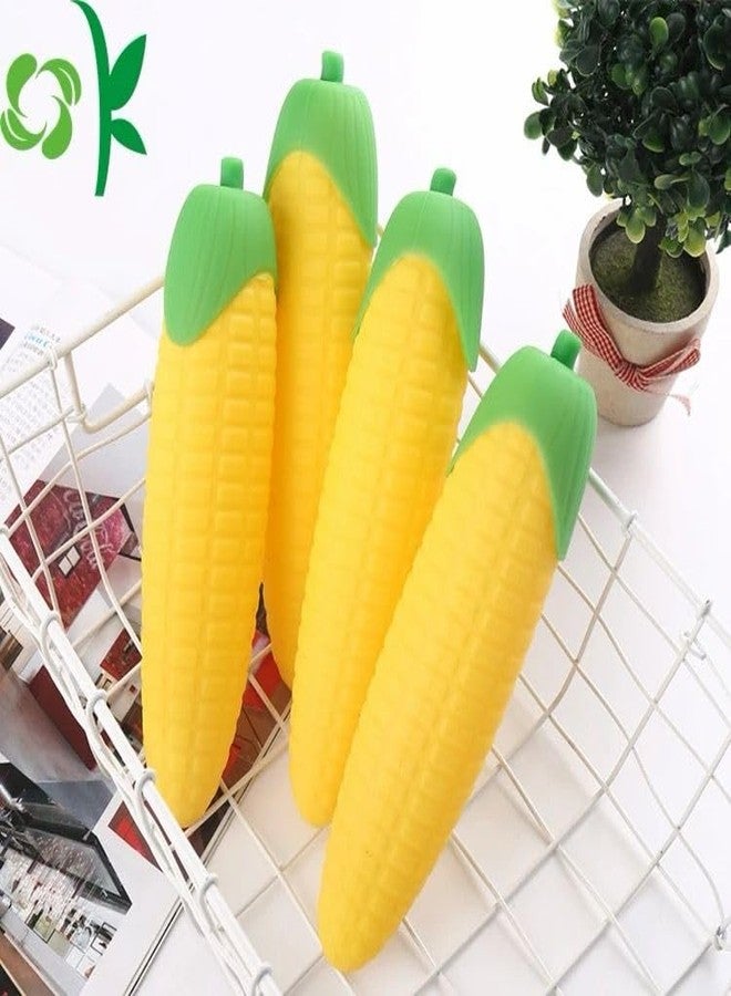 Radhya Accessories Squishy Foam Corn Pens Kawaii Stationery Stress Buster Pens Cute Cartoon Pen for Boys Unicorn pen for Girls Gel pen for kids (Pack of 2) - Image 2