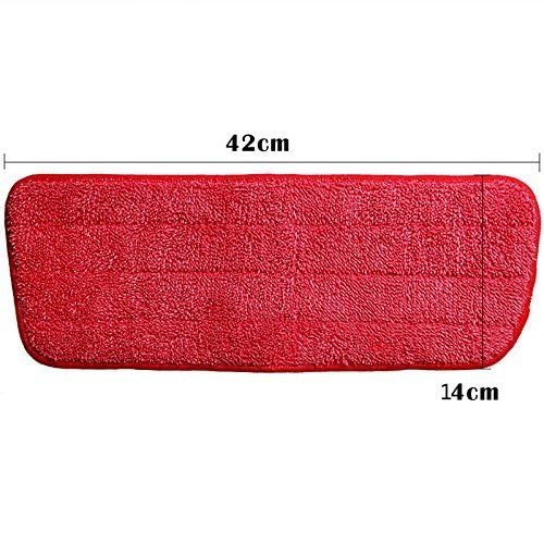Gnexin Microfiber Flat Pros Reusable Spray Mop Replacement Pads Heads for Wet/Dry Mops for Floor Cleaning and Scrubbing Dust Cleaning Mop Head Cloth Pads Spray Mop Pad -Multicolor (6) - Image 2