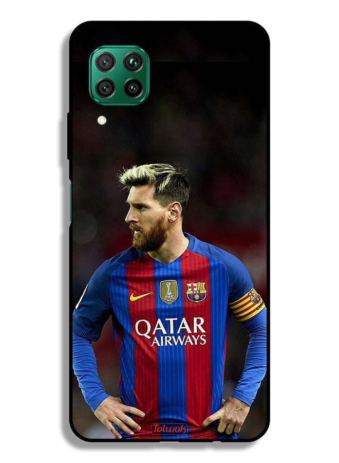 Tolwak Huawei nova 7i Protective Case Cover Messi Barcelona - Image 2