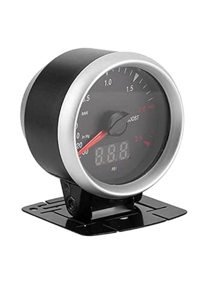 Universal 12V Car Turbo Boost Gauge Kit With Installation Accessories Plastic - Image 1