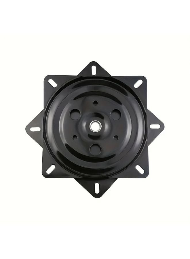 6 Inch Heavy Duty Swivel Chair Base Black 360 Degree Rotating Iron Caster Easy Installation - Image 1