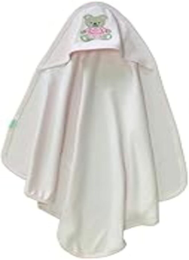 Komkom - Komkom Baby Cotton Blanket Hearts Pink – Teddy Bear - Image 1