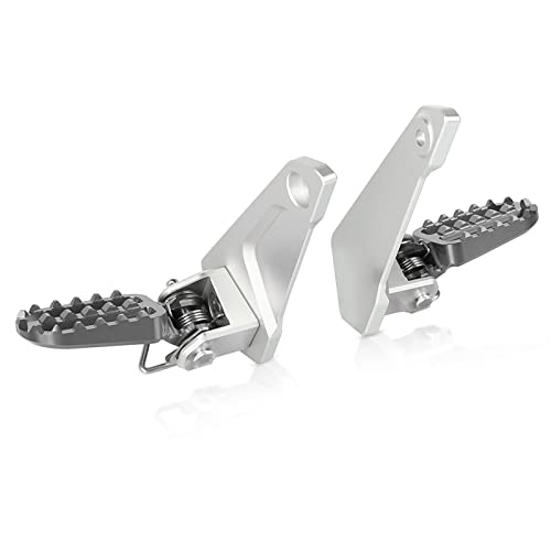 OXLLONE Motorcycle Passenger Footrest Relocation Kickstand Foot Pegs Rearset Fit For X-ADV XADV X ADV 750 2021 2022 2023 2024 (Grey) - Image 3