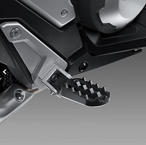 OXLLONE Motorcycle Passenger Footrest Relocation Kickstand Foot Pegs Rearset Fit For X-ADV XADV X ADV 750 2021 2022 2023 2024 (Grey) - Image 2