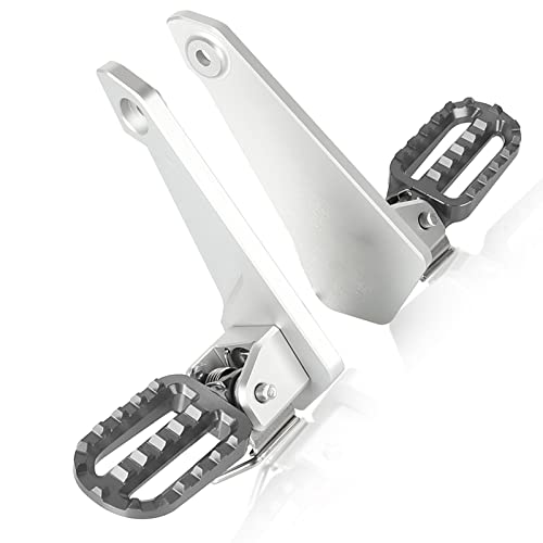 OXLLONE Motorcycle Passenger Footrest Relocation Kickstand Foot Pegs Rearset Fit For X-ADV XADV X ADV 750 2021 2022 2023 2024 (Grey) - Image 5