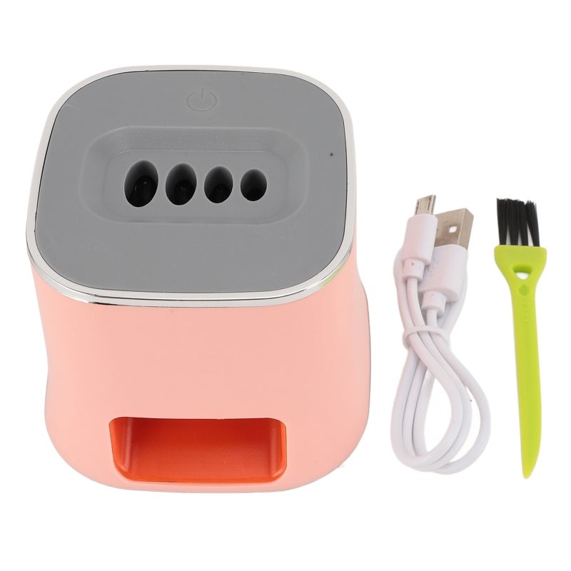 KACHEEG Electric Sunflower Seeds Peeler: Pink ABS & Stainless Steel, Automatic Effortless Peeling - Safe High Efficiency Sheller for Home Snack Time, Family Gatherings & Snack Lovers - Image 1