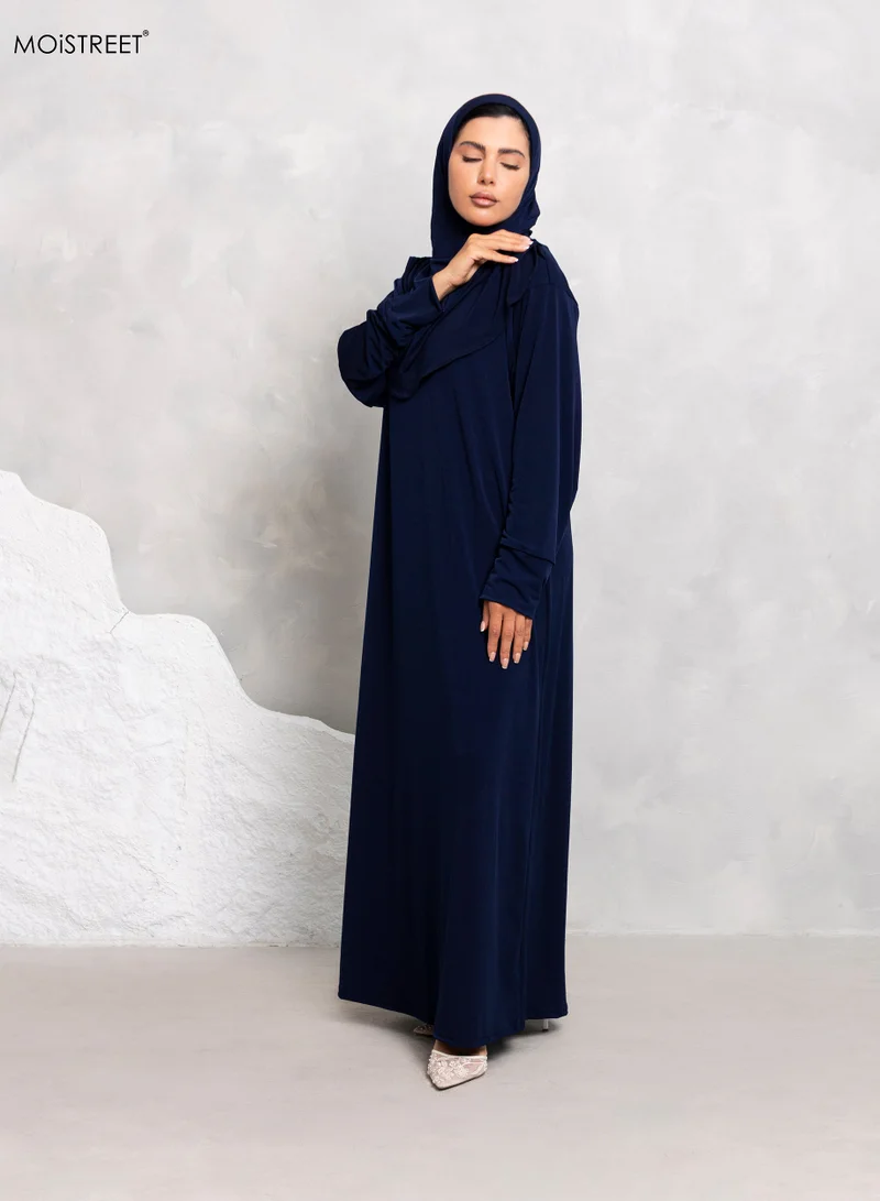 Moistreet Prayer Clothing Namazi Navy