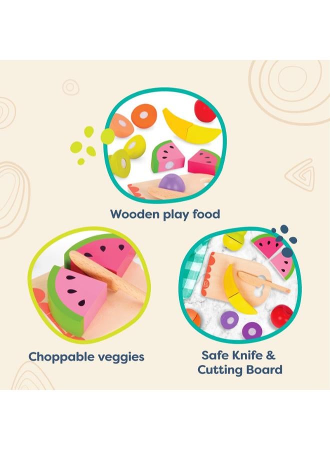 B. Toys B.Toys Wooden Toy Fruits Chop ‘n’ Play – Fruits - Image 4