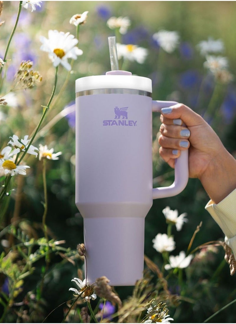 Stanley Stanley Quencher H2.0 FlowState Stainless Steel Vacuum Insulated Tumbler with Lid and Straw for Water, Iced Tea or Coffee, Smoothie More, Violet, 40 oz  - Image 4