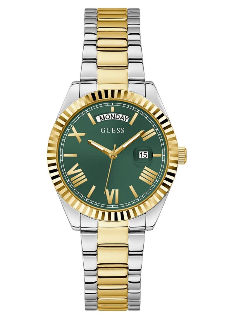 GUESS ساعة نسائية بعلبة من الستانلس ستيل بلونين GW0308L5 - 36 مم - Image 1