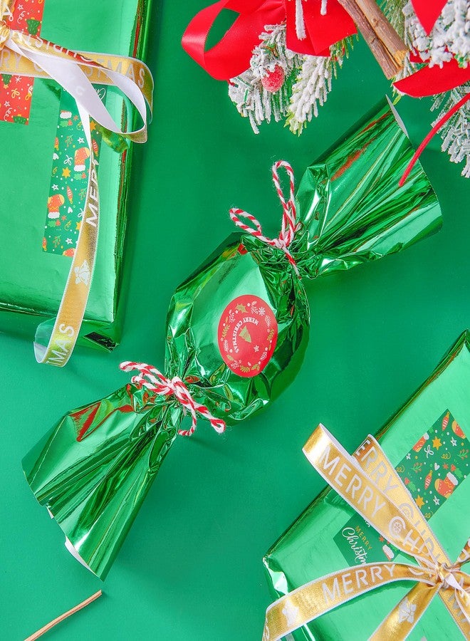 PENPRIS Green Metallic Wrapping Paper Roll- 17in X 49Ft Metal Wrapping Paper Roll for Gift Wrapping Solid Color Paper for Christmas,Birthday,Wedding,Baby Shower,St. Patrick's Day PAP12GN15 - Image 5