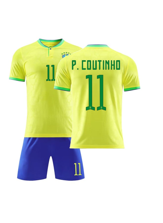 23 Brazil Main 11 Football Jersey - Image 1