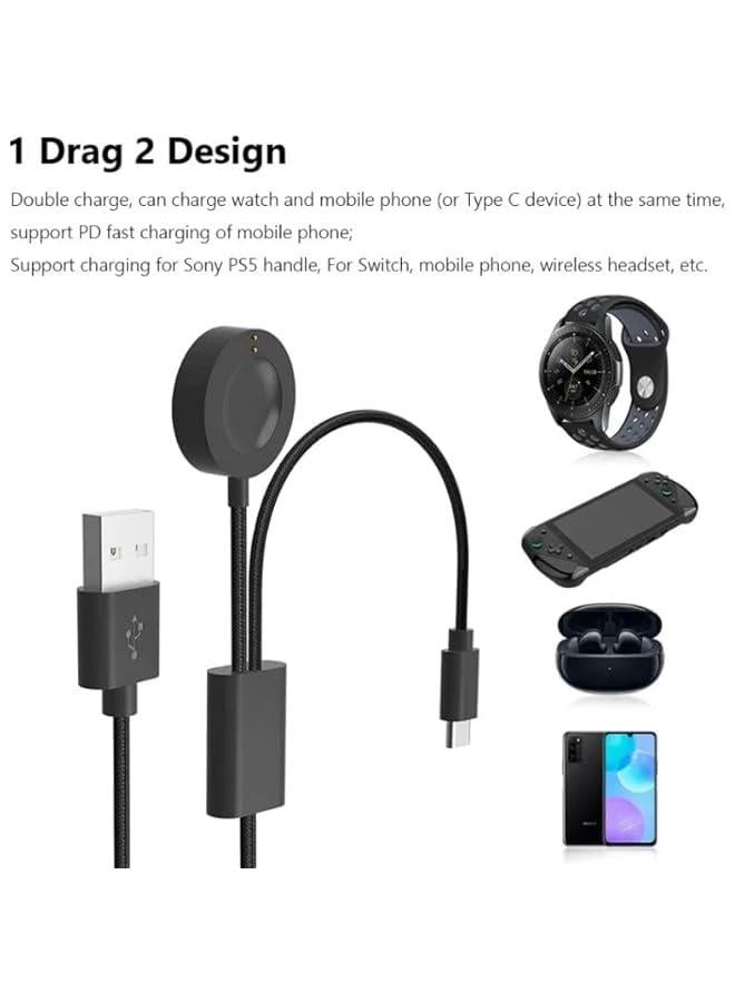 MOXO 2in1 Replacement USB Charging Cable for  Gen 6Gen 5 - Image 2