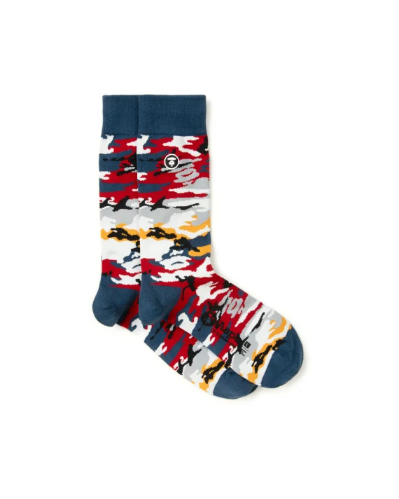 Aape Camo moonface socks