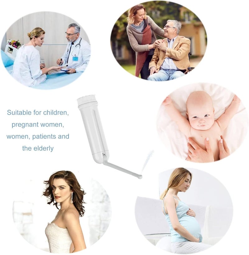 Suicune Portable Bidet Handheld Travel Bidet Mini Mobile Electric Bidet Sprayer Toilet Paper Substitutes for Personal Hygiene CleaningSoothing Postpartum Careperineal Hemmoroid Nursing White - Image 3