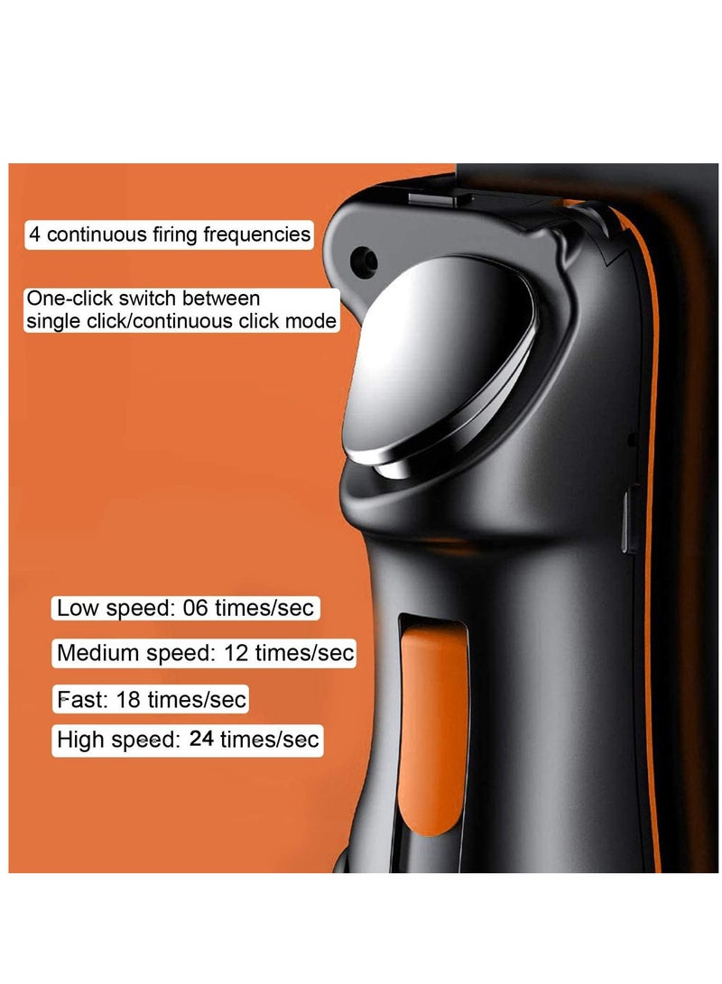 وحدة تحكم بالعاب الفيديو الخاصة بلعبة PUBG  لاجهزة ايباد والتابلت مع ست اتجاهات للاطلاق 24 ضربة متتالية كحد اقصى، كبسات 6/12/18/24، حساسية عالية، دقة عالية، ازرار اطلاق النار - Image 4