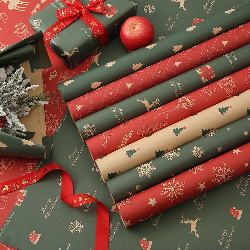 Christmas Wrapping Paper Large Gift Box Wrapping Paper Birthday Holiday Gift Wrapping Paper Thickened - Image 4