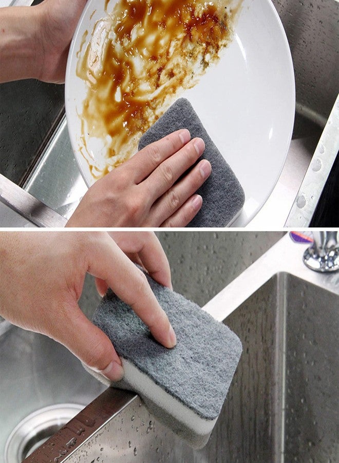 KRIZJUES Sponge Individually Wrapped, Kitchen Dishwashing Sponges Bulk, Non Scratch Dishes Scouring Pad, Odor-Free Cleaning Sponge Wipes Scrubber Suitable for Travel Camping Apartments(36 Pack) - Image 3