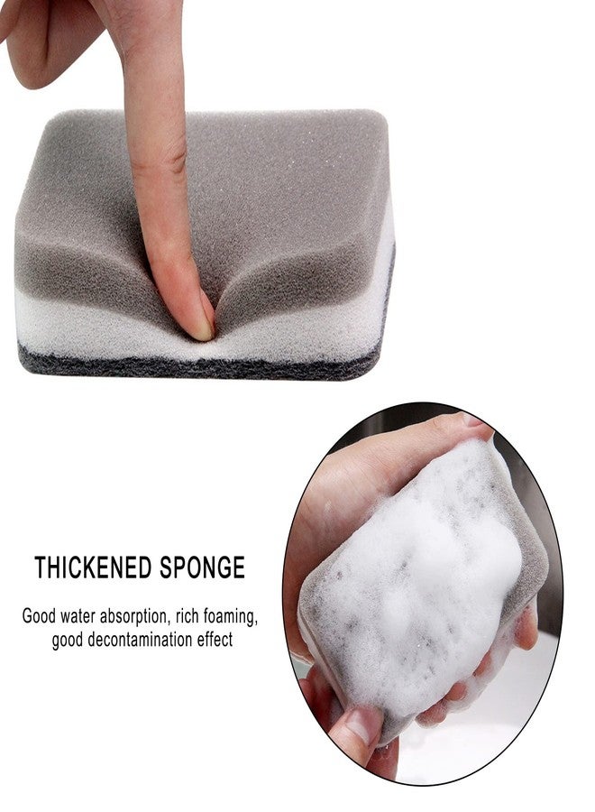 KRIZJUES Sponge Individually Wrapped, Kitchen Dishwashing Sponges Bulk, Non Scratch Dishes Scouring Pad, Odor-Free Cleaning Sponge Wipes Scrubber Suitable for Travel Camping Apartments(36 Pack) - Image 5