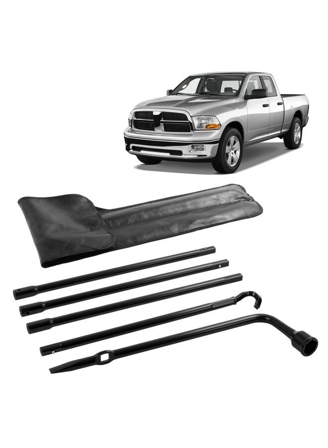 Xongjojo Spare Tire Tool Kit with Spare Tire Jack Handle and Wheel Lug Wrench Compatible with 2003-2021 Ram 1500 2019 Ram 1500 Classic 2020-2021 Gladiator Spare Tire Removal Tool Kit - Image 1