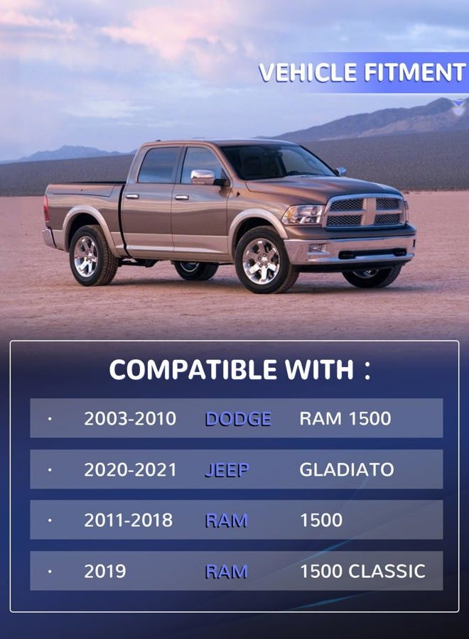 Xongjojo Spare Tire Tool Kit with Spare Tire Jack Handle and Wheel Lug Wrench Compatible with 2003-2021 Ram 1500 2019 Ram 1500 Classic 2020-2021 Gladiator Spare Tire Removal Tool Kit - Image 3