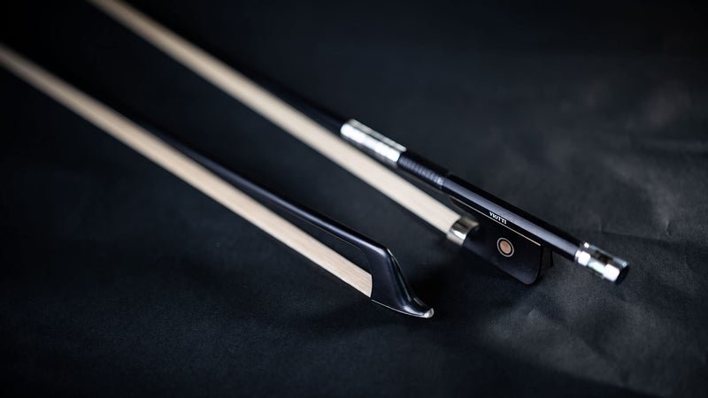 Viotti Carbon Fiber Cello Bow, Hand Crafted by Professional Bow Makers, Strong, Stiff & Well Balanced, Made with Mongolian Horse Hair, For Cellist of All Skill Levels - Image 3