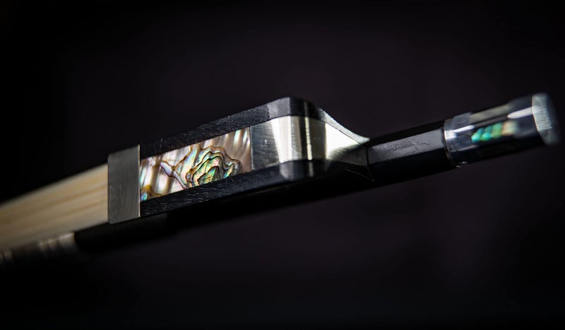 Viotti Carbon Fiber Cello Bow, Hand Crafted by Professional Bow Makers, Strong, Stiff & Well Balanced, Made with Mongolian Horse Hair, For Cellist of All Skill Levels - Image 5