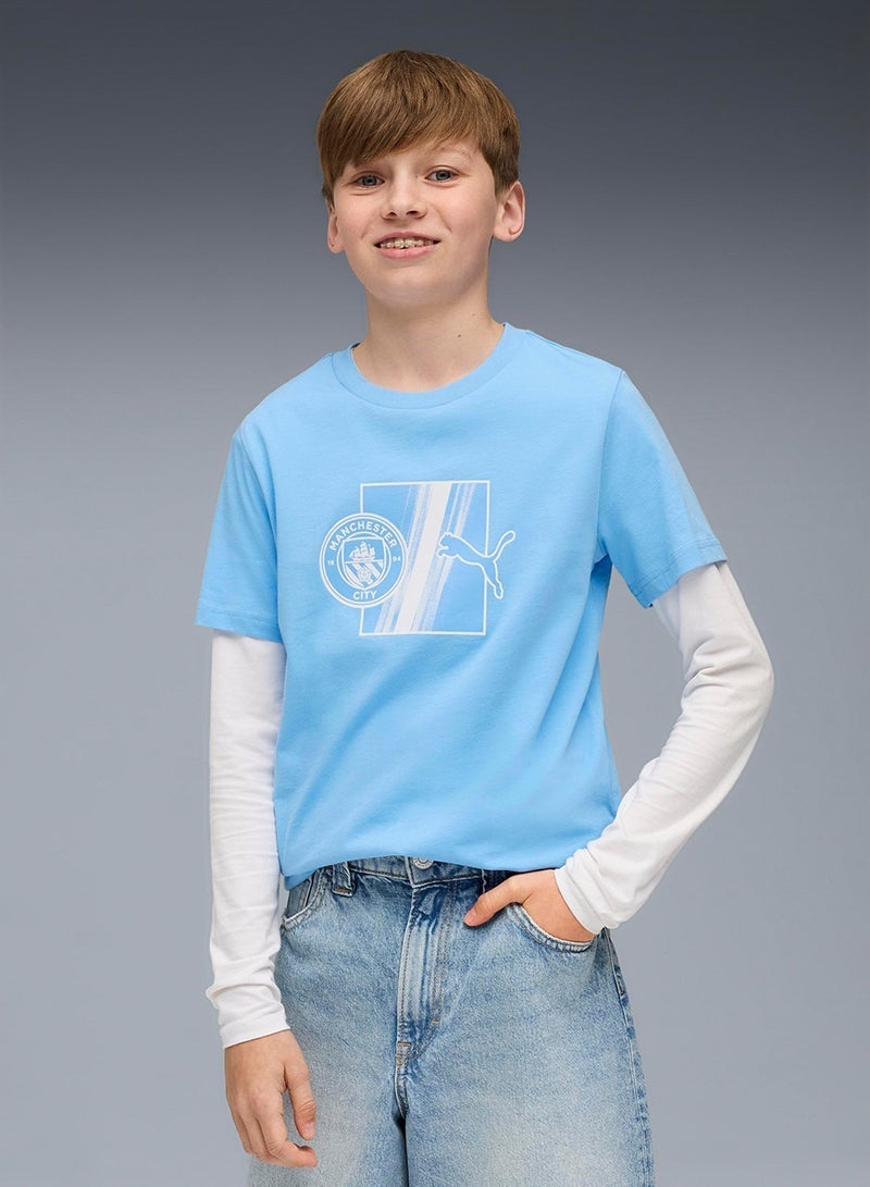 PUMA Youth Manchester City T-Shirt - Image 1