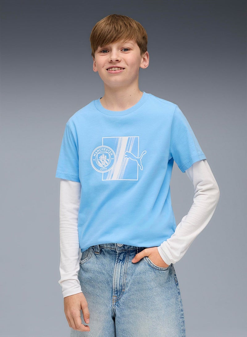 PUMA Youth Manchester City T-Shirt - Image 1