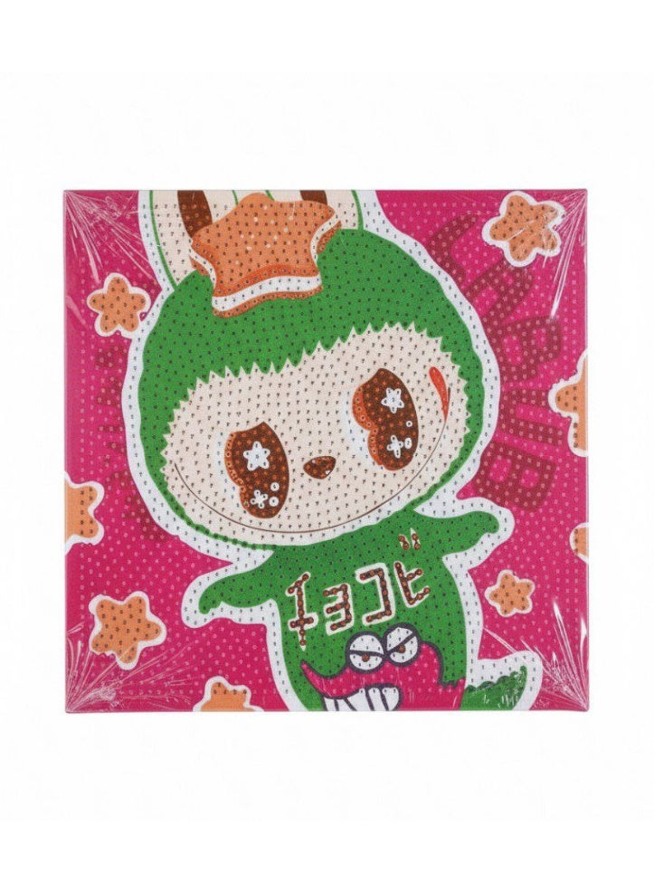 Diamond Build awesome characters using shiny diamond pieces. Puzzle, craft, and shine! (for boys&Girls) 20 X 20 cm (Multi-shaped and colorful) - Image 2
