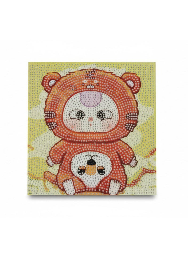 Diamond Build awesome characters using shiny diamond pieces. Puzzle, craft, and shine! (for boys&Girls) 20 X 20 cm (Multi-shaped and colorful) - Image 4