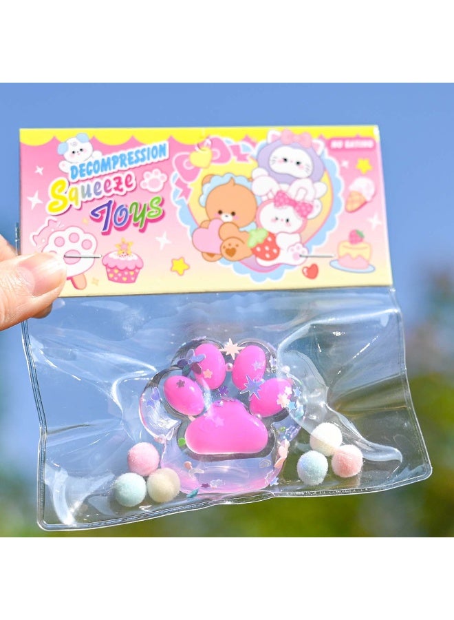 xozgdovg Ultra-Soft Cat Paw Stress Relief Toy 