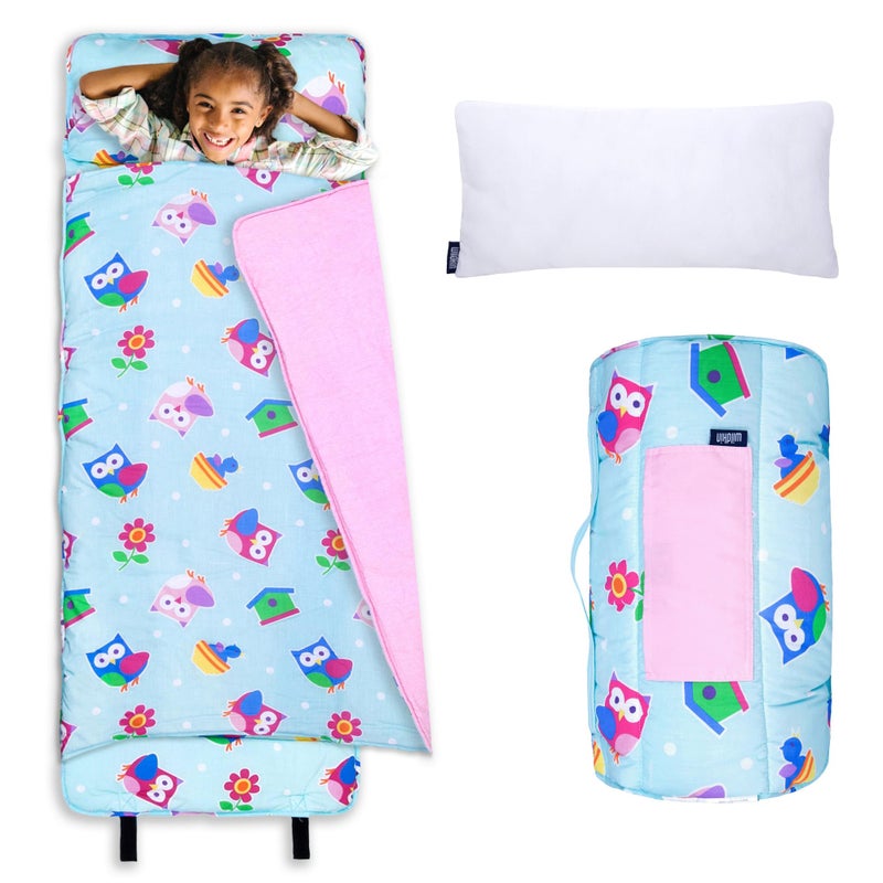 وايلدكين بساط لنوم الطفل مزين بطبعة بومة - Image 1