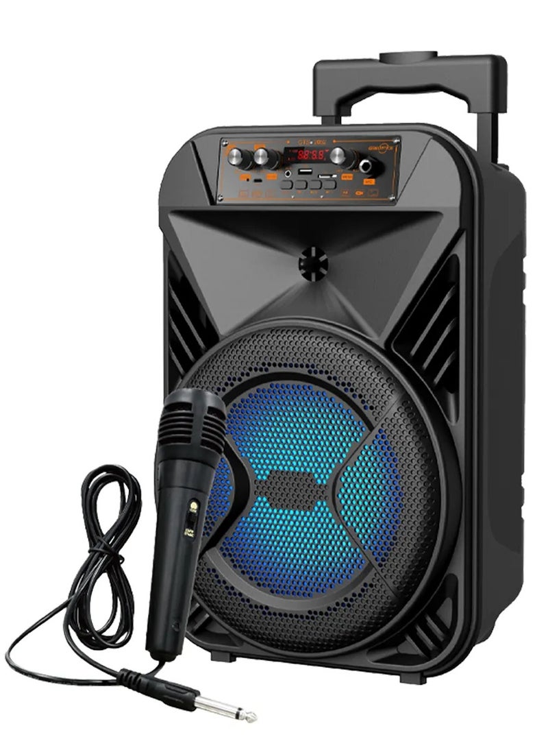 GREATNICE Wireless Bluetooth Speaker, Stereo Sound, FM Radio, TF Memory, USB Input, Mic Input rechargeable - Image 1