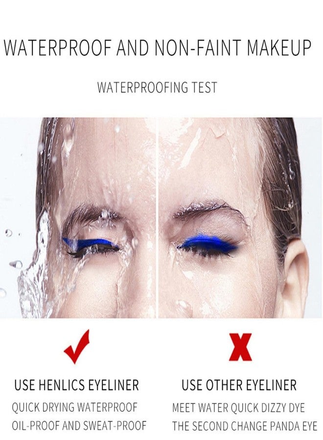 ONarisae eyeliner pencil waterproof ink liner liquid pigmented smudge proof eye liner pen Brown - Image 3