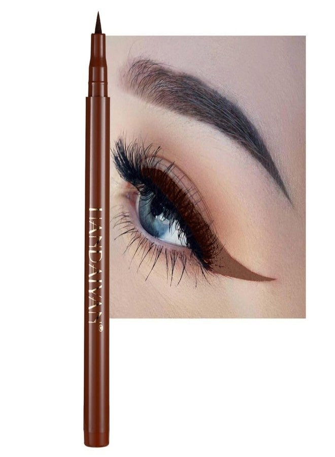 ONarisae eyeliner pencil waterproof ink liner liquid pigmented smudge proof eye liner pen Brown - Image 1