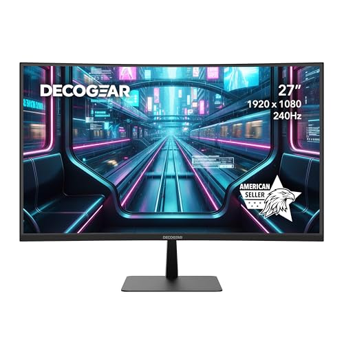 decogear Decogear 27 Curved Gaming Monitor 27 inch Z2D90679098B4907F3BEAZ