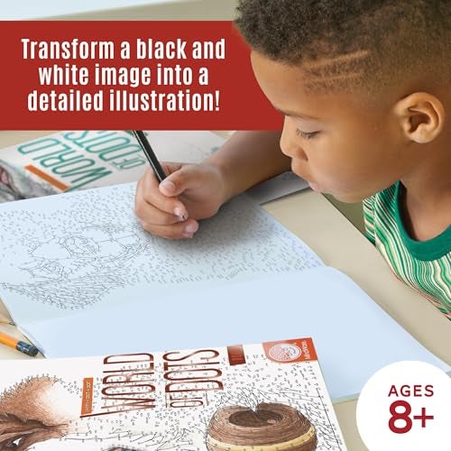 MindWare World of Dots Dogs ConnectTheDots Puzzle Coloring Book for Kids and Adults 32 DogThemed Designs Ages 8 and Up - Image 5