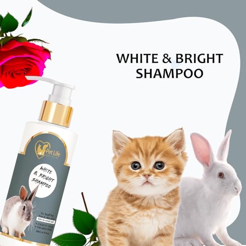 PETLIFE Pet Life Pure Organic White and Bright Pet Shampoo for Small Pets, Rabbits & Kitten - Healthy Shiny Coat | Nourishing Hair & Body Wash - Safe & Effective Friendly Formula for All Small Breed –200 Ml - Image 3