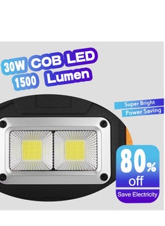 KASTWAVE LED Work Light 2 COB 30W 1500LM Rechargeable Portable Waterproof LED Flood Lights for Outdoor Camping Hiking Emergency Car Repairing Household and Job Site Lighting  - Image 4