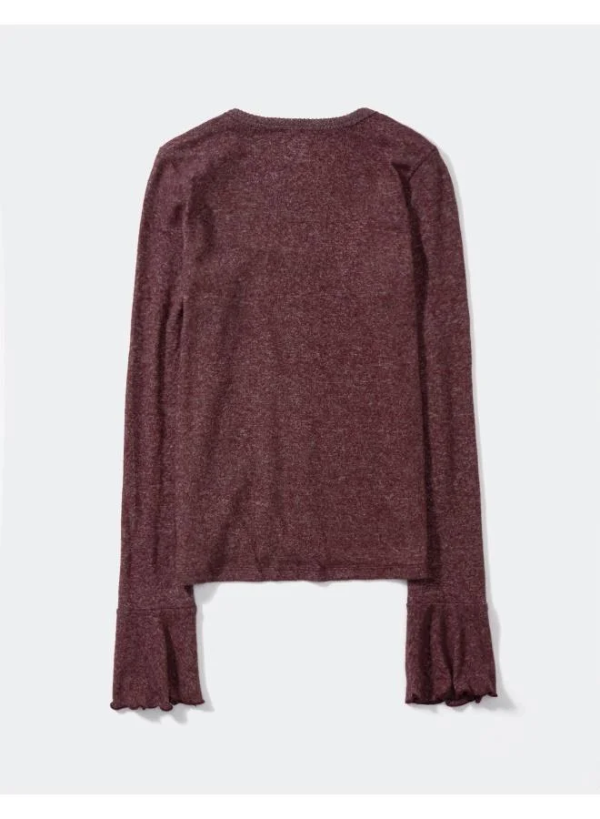 Aerie Scoop Neck Plush Top