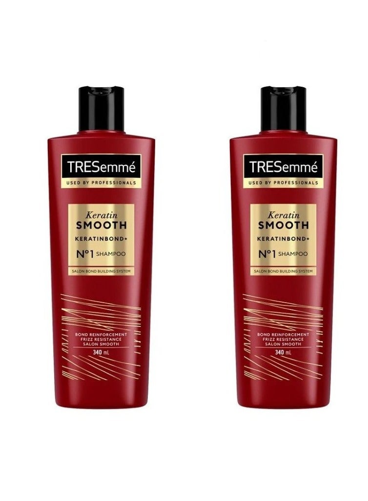 TRESemmé Keratin Smooth Shampoo - 340ml (Pack of 2)