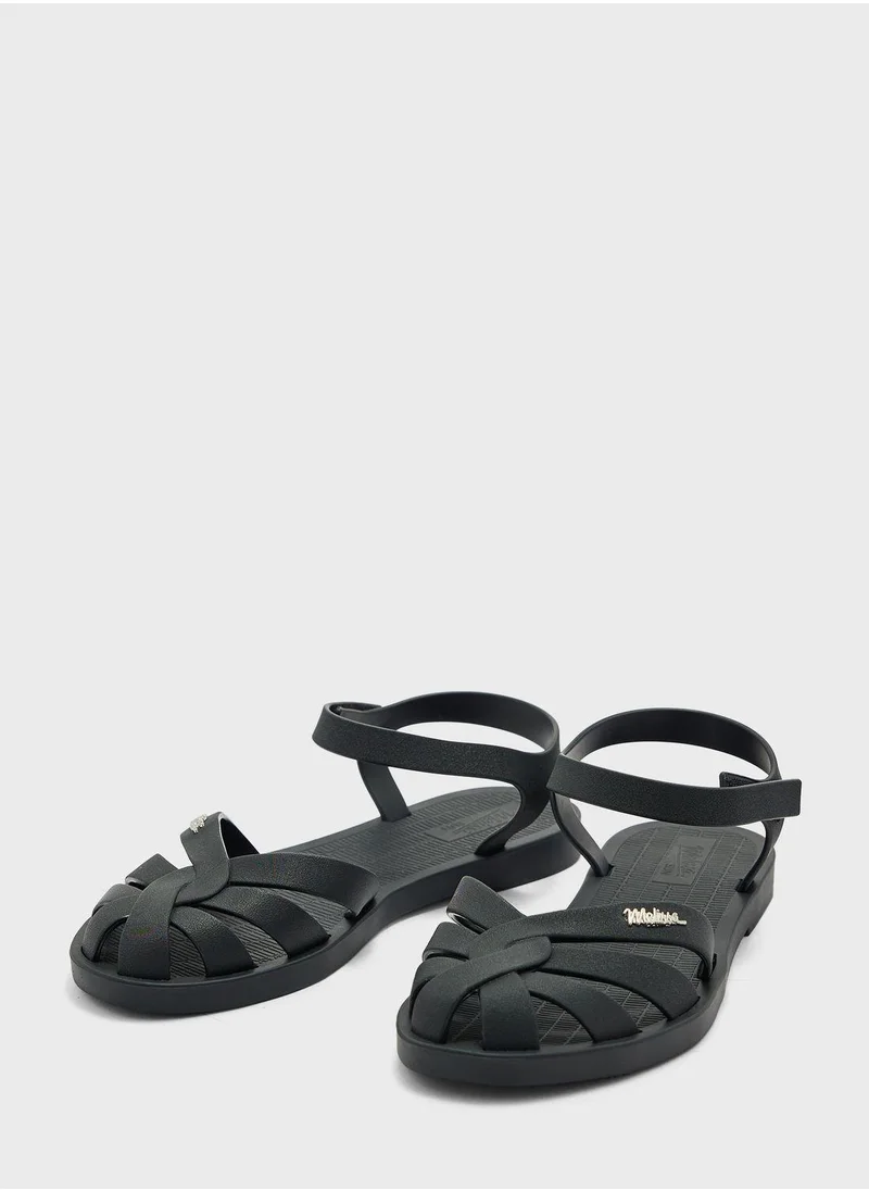 ميليسا Ankle Strap Low Heel Sandals