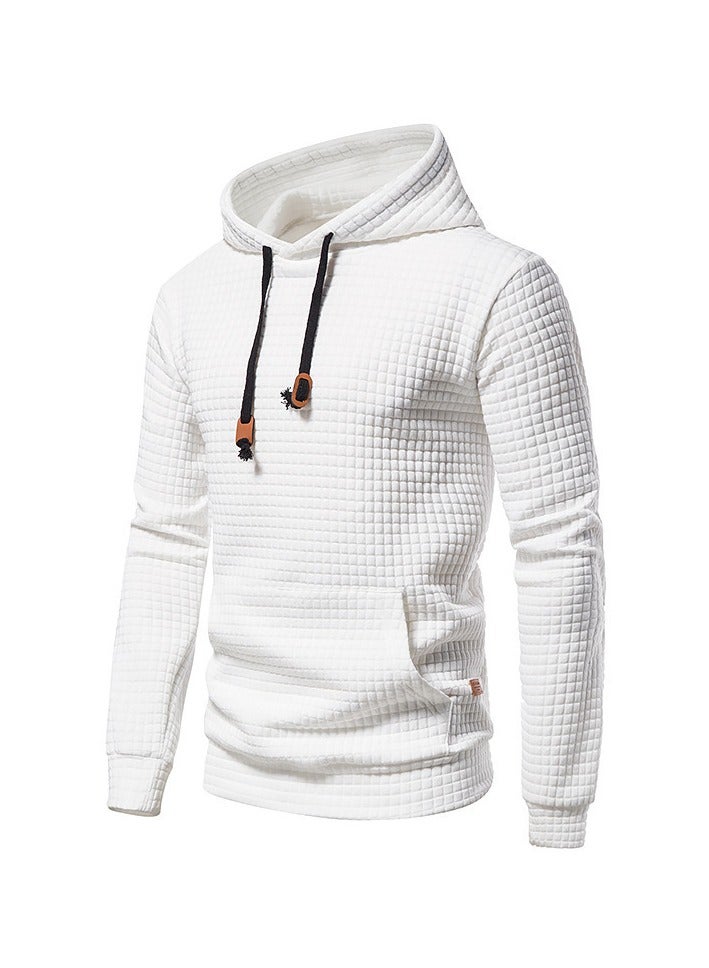 KUYING New Jacquard Long Sleeve Hoodie Sports Sweatshirt  - Image 1