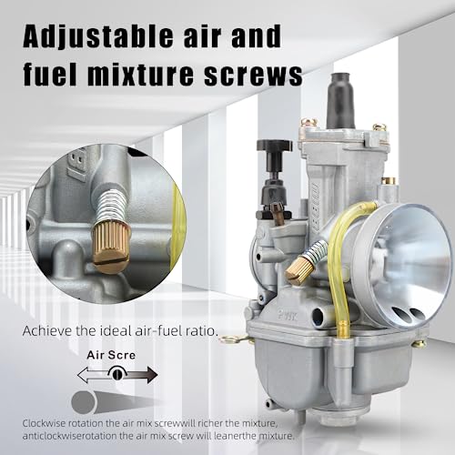 NIBBI PWK30 Carburetor,Motorcycle Carb fit for 250cc-300cc ATV Go Kart Dirt Pit Bike Mini bike Scooters SSR APOLLO - Image 3