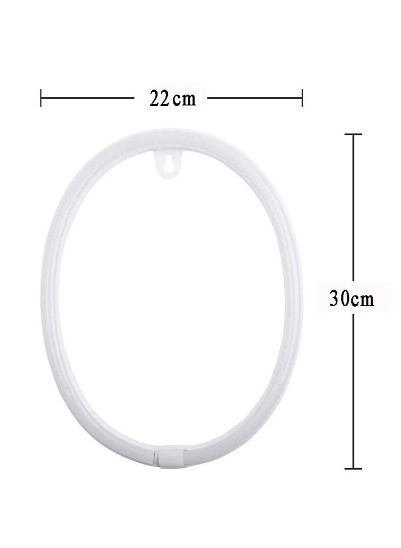 سلة حرف بإضاءة النيون باللون الأحمر الدافىء – O - Image 2
