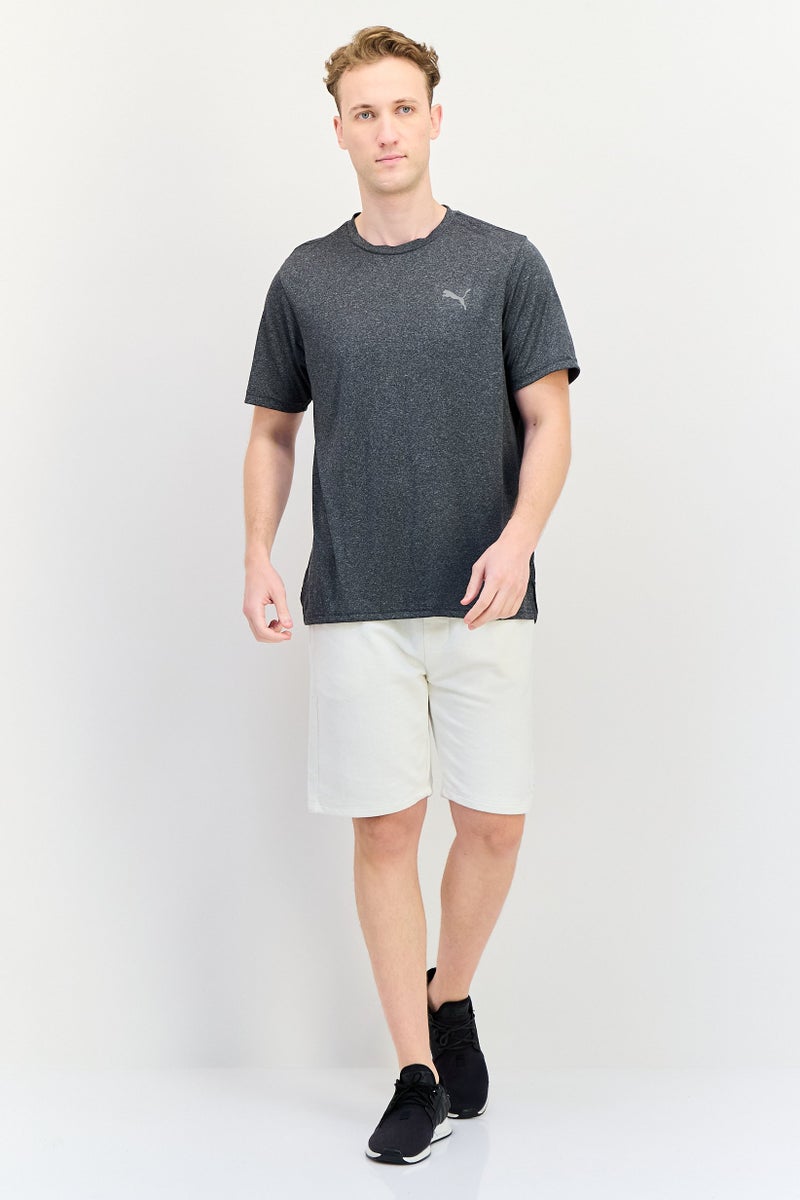 PUMA تي شيرت تدريب للرجال من ماركة لياقة بدنية، لون أسود مغسول - Image 4