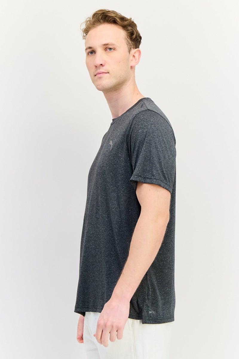 PUMA تي شيرت تدريب للرجال من ماركة لياقة بدنية، لون أسود مغسول - Image 2